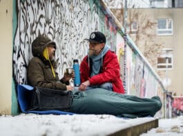 Eiseskälte: Notschlafstelle in Klagenfurt am Limit