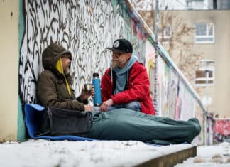 Eiseskälte: Notschlafstelle in Klagenfurt am Limit