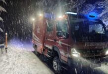 Technischer Einsatz nach Schneefall in Bodenhof
