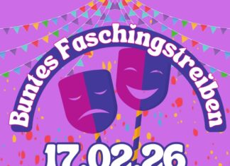 Großes Faschingstreiben & Party am Faschingsdienstag, 17. Februar