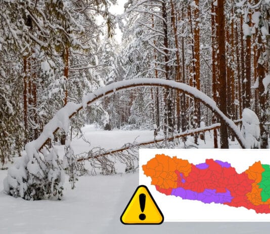 Warnstufe erhöht – Italientief bringt winterliche Bedingungen bis in tiefe Lagen