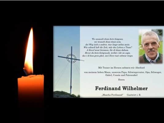 Das Lesachtal trauert um Ferdinand Wilhelmer