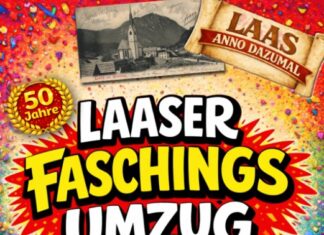 Einladung zum Laaser Faschingsumzug: LEI LAAS! LEI LAAS! LEI LAAS!