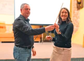 Taktstockübergabe beim MV Reißkofel-Reisach