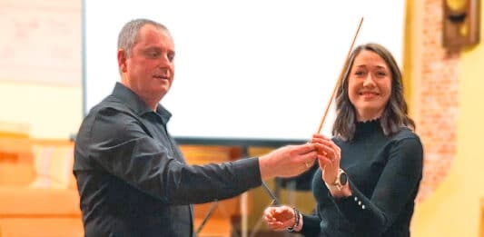 Taktstockübergabe beim MV Reißkofel-Reisach