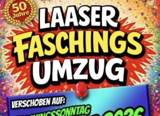 Wichtige Info: Laaser Faschingsumzug auf Sonntag verschoben!