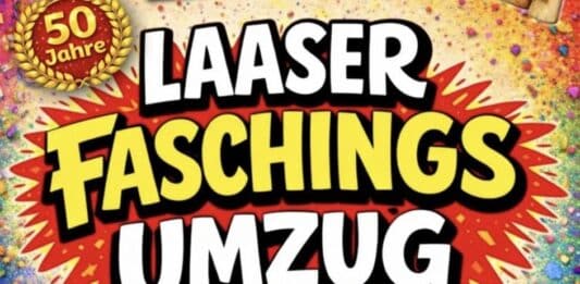 Wichtige Info: Laaser Faschingsumzug auf Sonntag verschoben!