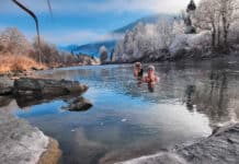 Sie trotzen der Kälte