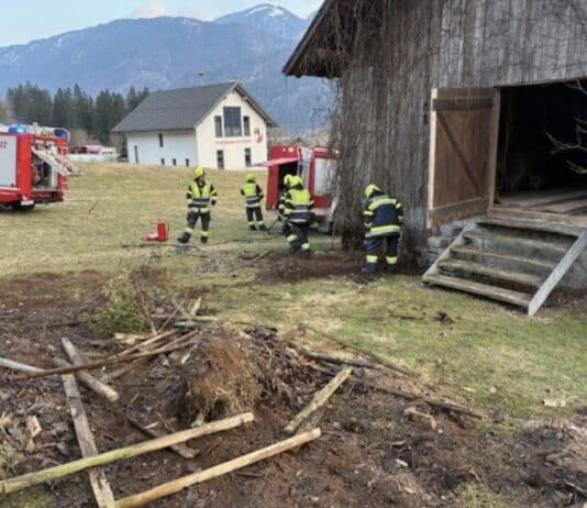Einsatz in Postran: Reisighaufen gerät in Flammen