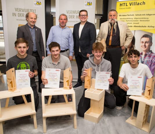 Bezirkslehrlingswettbewerb der Tischler in Villach