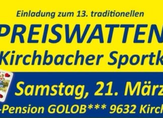 13. Preiswatten des Kirchbacher Sportklubs
