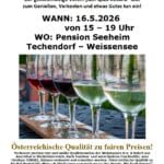 Einladung zur Wein- & Saftverkostung für den guten Zweck