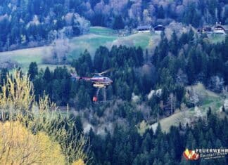 Waldbrand in Oberkärnten: Rund 95 Einsatzkräfte bei Löscharbeiten im Einsatz