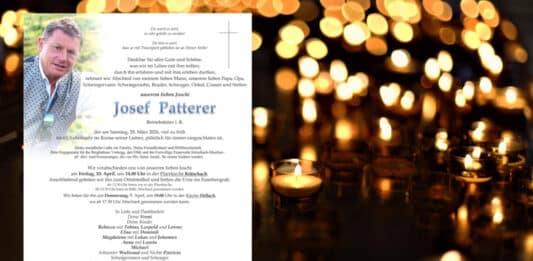 Große Betroffenheit: „Joschi“ Patterer im Alter von 64 Jahren verstorben