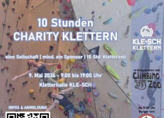 Charity-Event im KLE-SCH: Klettern für den guten Zweck