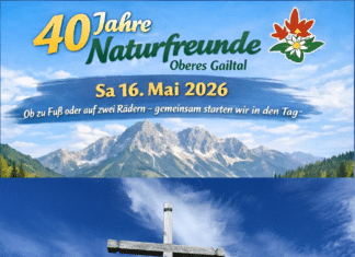 40 Jahre Naturfreunde Oberes Gailtal: Jubiläumsfeier am Wieserberg