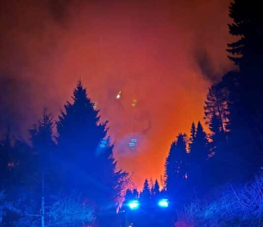 Sirenenalarm im Gail- und Lesachtal: Beginnender Waldbrand nach Blitzschlag