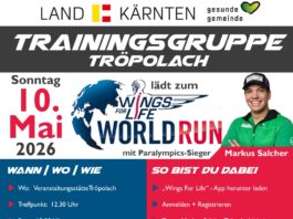 Team Markus Salcher Tröpolach – Gemeinsam beim Wings for Life World Run!