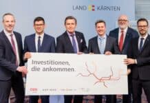 350 Mio. Euro für Kärnten: Investitionen stärken Straßen & Bahn