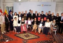 Offizieller Dank des Landes für besondere Leistungsträgerinnen und Leistungsträger