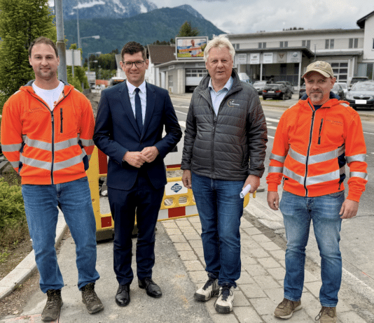 B111 Gailtal Straße: Sanierungsarbeiten in Hermagor gestartet