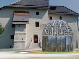 Ingeborg-Bachmann-Kuppel gastiert vor dem GailtalMuseum