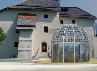 Ingeborg-Bachmann-Kuppel gastiert vor dem GailtalMuseum
