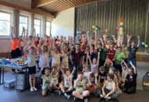 52 Kinder verwandelten Kirchbach in eine LEGO-Stadt