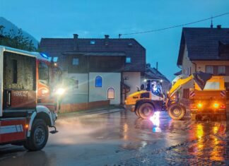 Schlammlawine nach Unwetter in Bad Bleiberg