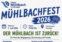 Mühlbachfest 2026: Ein Fest für die Rückkehr des Wassers