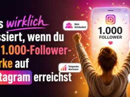 Was wirklich passiert, wenn du die 1.000-Follower-Marke auf Instagram erreichst
