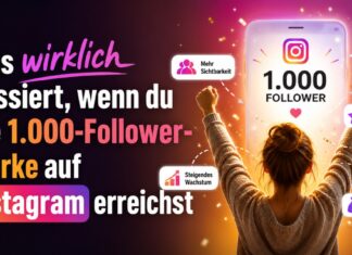 Was wirklich passiert, wenn du die 1.000-Follower-Marke auf Instagram erreichst