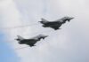 Eurofighter des Bundesheeres trainieren Überschallflüge über Kärnten