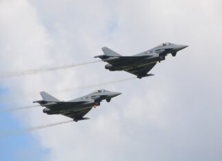 Eurofighter des Bundesheeres trainieren Überschallflüge über Kärnten