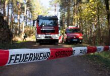 Blitzschlag löste Waldbrand in Radingforst aus