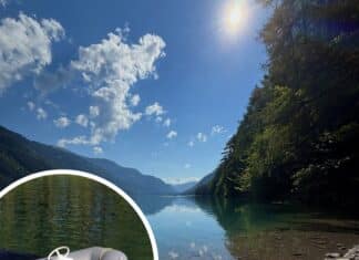 Gewitter zwingt Schlauchboot-Gruppe am Weißensee zum Notruf