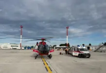 Fliegende Intensivstation am Nassfeld im grenzüberschreitenden Einsatz