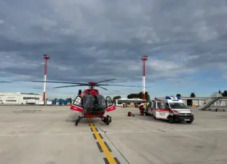 Fliegende Intensivstation am Nassfeld im grenzüberschreitenden Einsatz