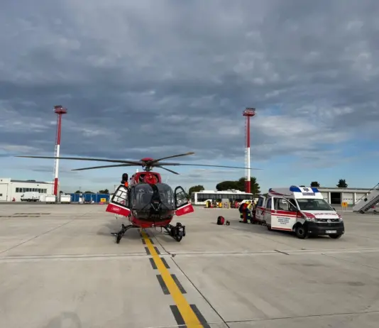 Fliegende Intensivstation am Nassfeld im grenzüberschreitenden Einsatz