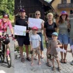 Von Wien nach Barcelona: Susi Kühne stellt sich dem Three Peaks Bike Race und radelte heute durch das Gailtal