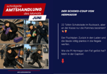 22 Schokoladetafeln im Rucksack: Kuriose Diebstahlsaktion in Hermagor