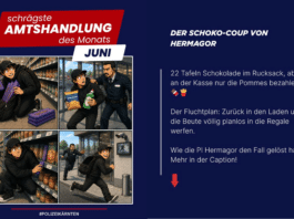22 Schokoladetafeln im Rucksack: Kuriose Diebstahlsaktion in Hermagor