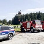 Waldbrand nahe der Windischen Höhe: Rund 90 Einsatzkräfte im Einsatz