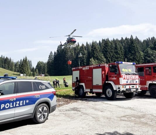 Waldbrand nahe der Windischen Höhe: Rund 90 Einsatzkräfte im Einsatz