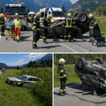 Schwerer Unfall auf der B100: Kötschacher Einsatzkräfte bei Frontalcrash gefordert