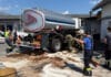 50 Liter Kraftstoff ausgetreten: Feuerwehreinsatz in Möderndorf