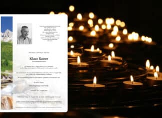 Eine Gemeinde nimmt Abschied – in liebevoller Erinnerung an Klaus Rainer