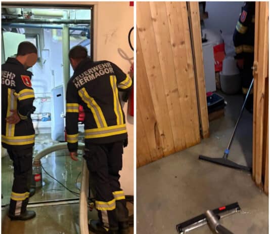 Keller unter Wasser – FF Hermagor im Einsatz