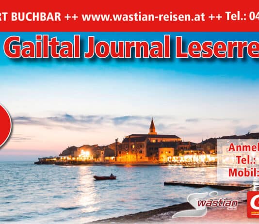 12. Gailtal Journal Leserreise