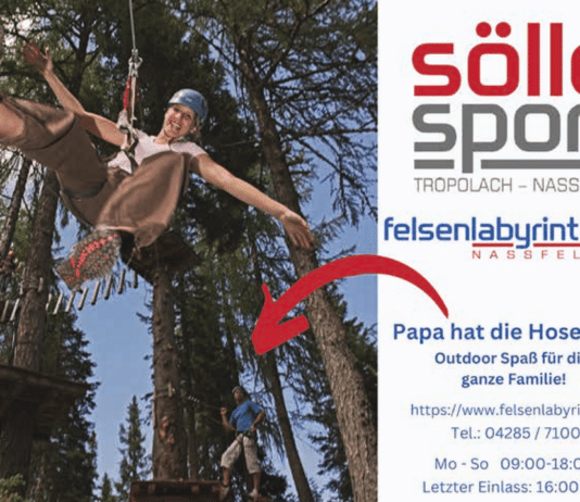 Abenteuer und attraktive Angebote bei Sölle Sport in Tröpolach